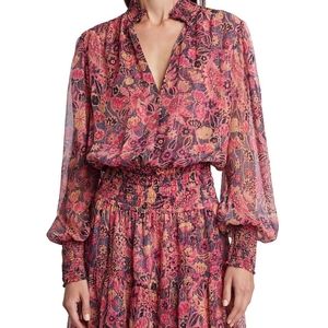 ALC metallic Silvie dress 6